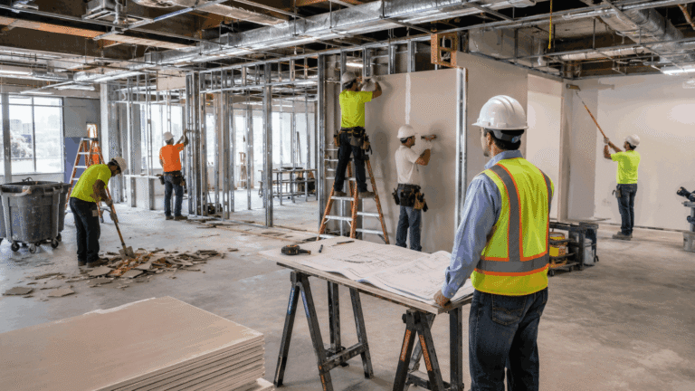 Multi Trade Commercial Buildout Crew
